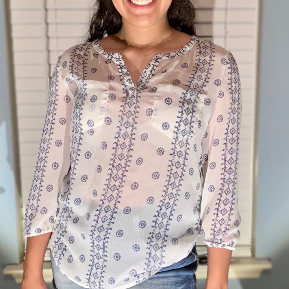 Shear Cover Blouse